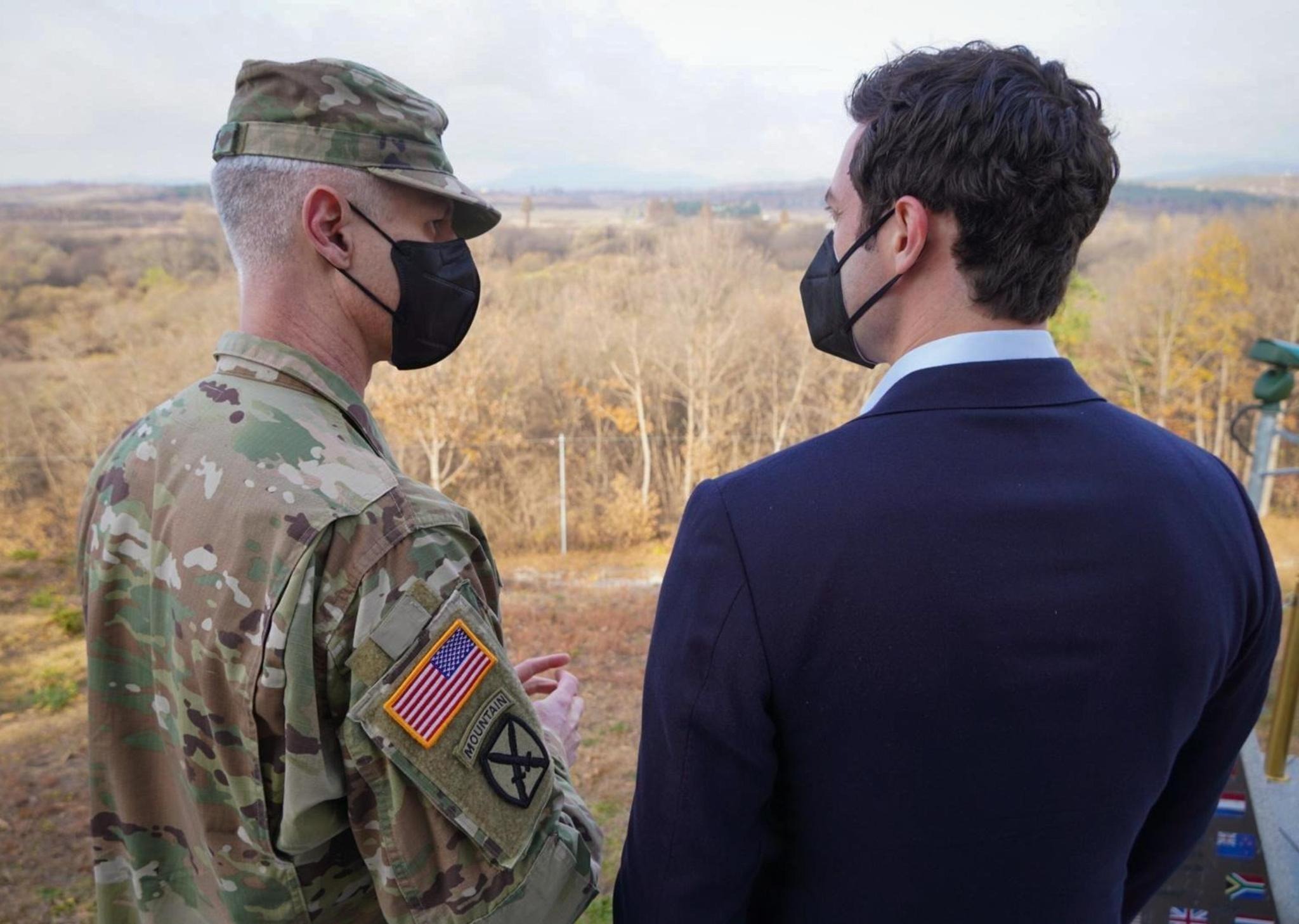 Sen Ossoff Inspects Korean Demilitarized Zone Holds Roundtable With