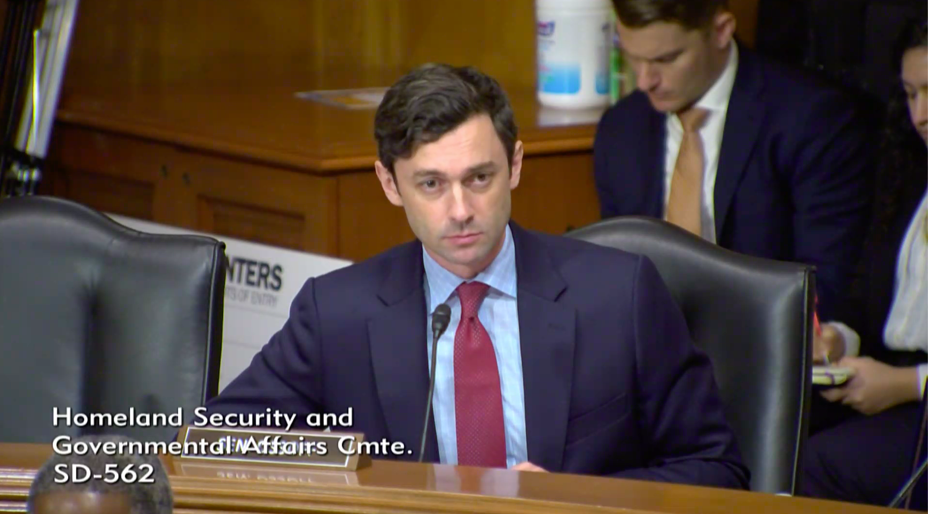 Watch Sen Ossoff Secures Commitment From Homeland Security Secretary