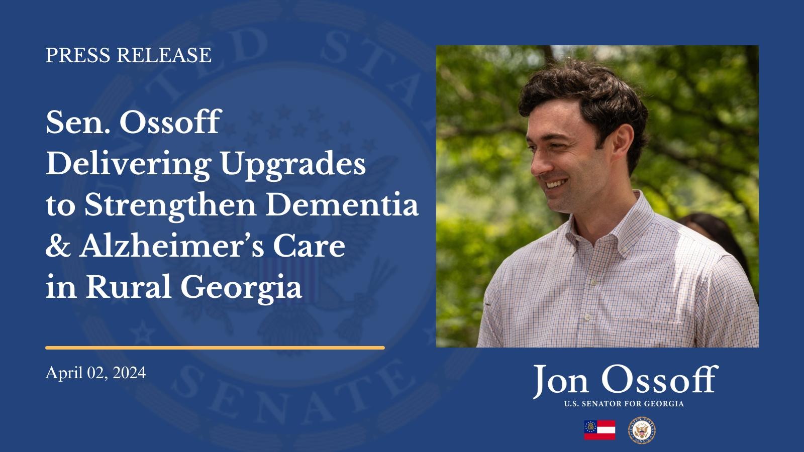 Sen. Ossoff Delivering Upgrades to Strengthen Dementia & Alzheimer’s ...